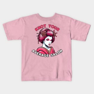 Geisha hairstylist for beauticians Kids T-Shirt